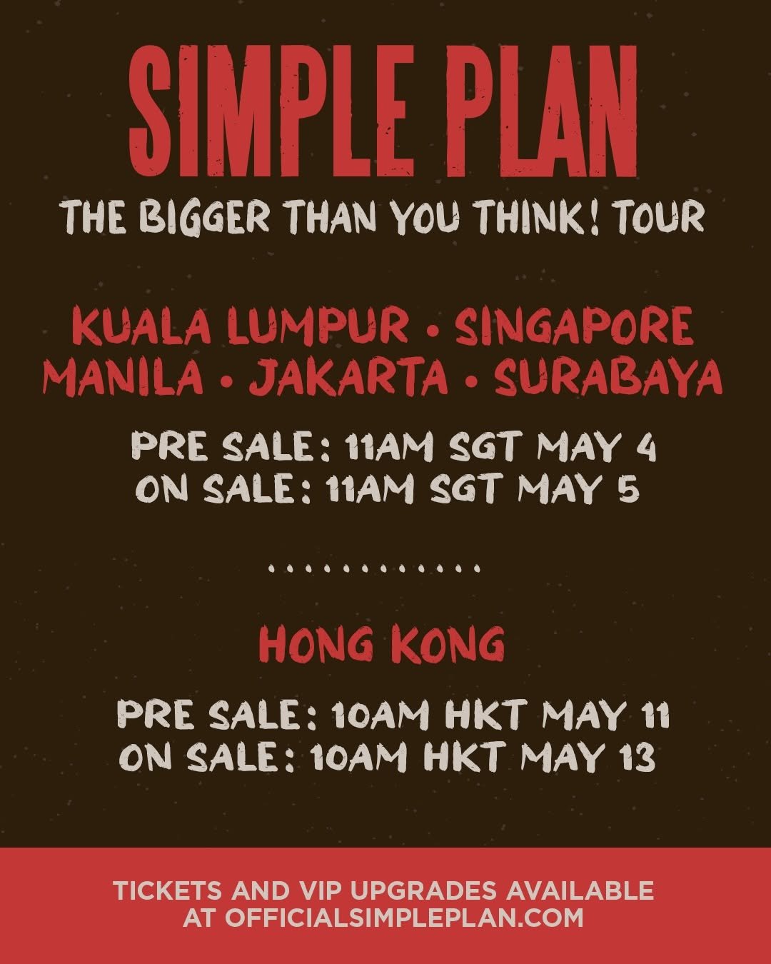 konser simple plan 2026