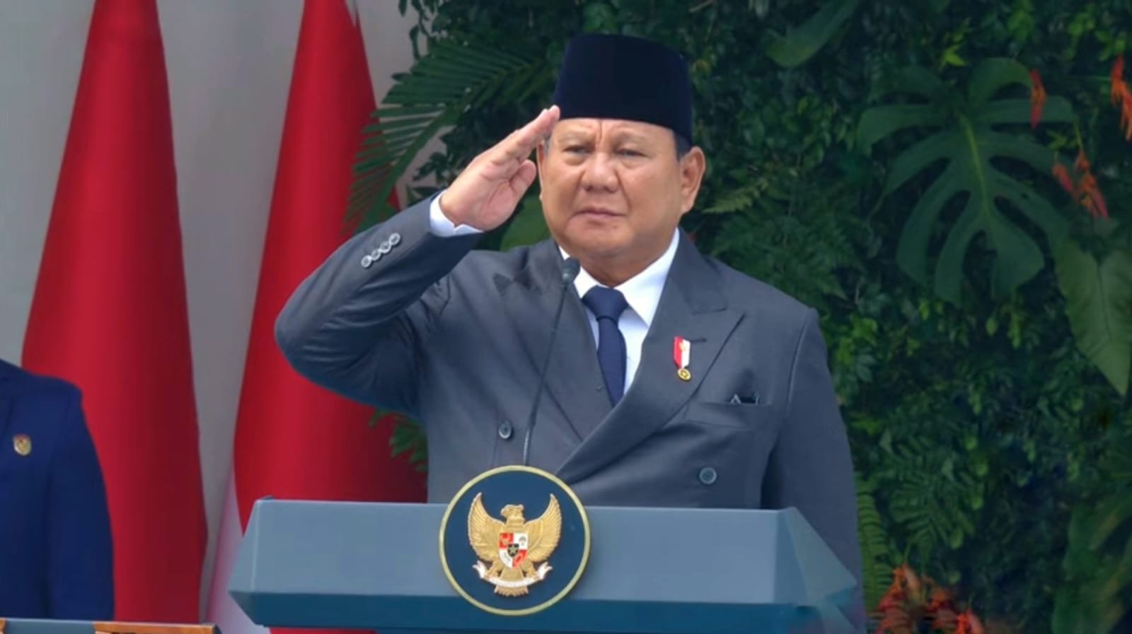 Prabowo Pimpin Upacara Hari Lahir Pancasila di Jakarta