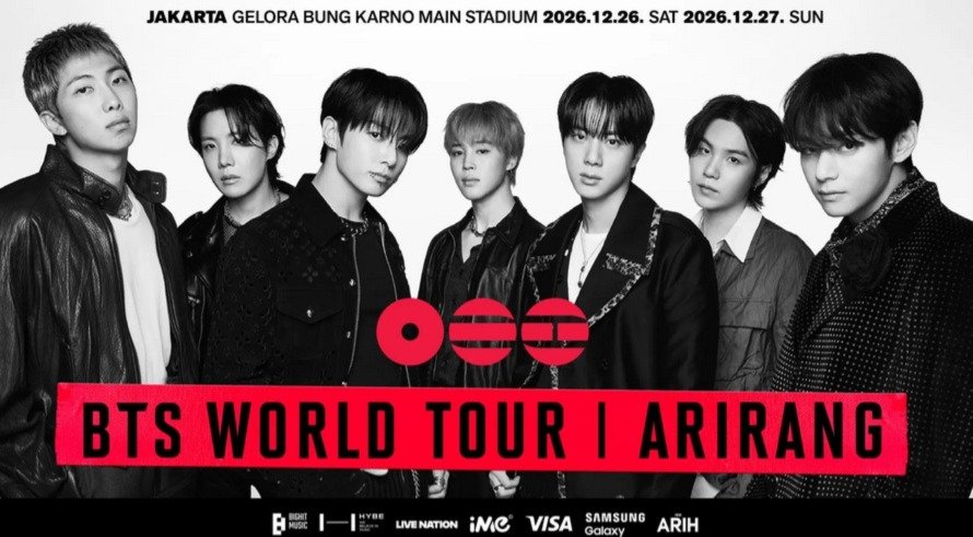 Jakarta Masuk Tur Dunia BTS, Konser Digelar Dua Hari di GBK