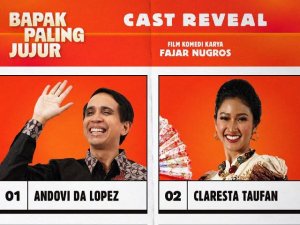 Andovi da Lopez Bintangi Film Komedi Bapak Paling Jujur