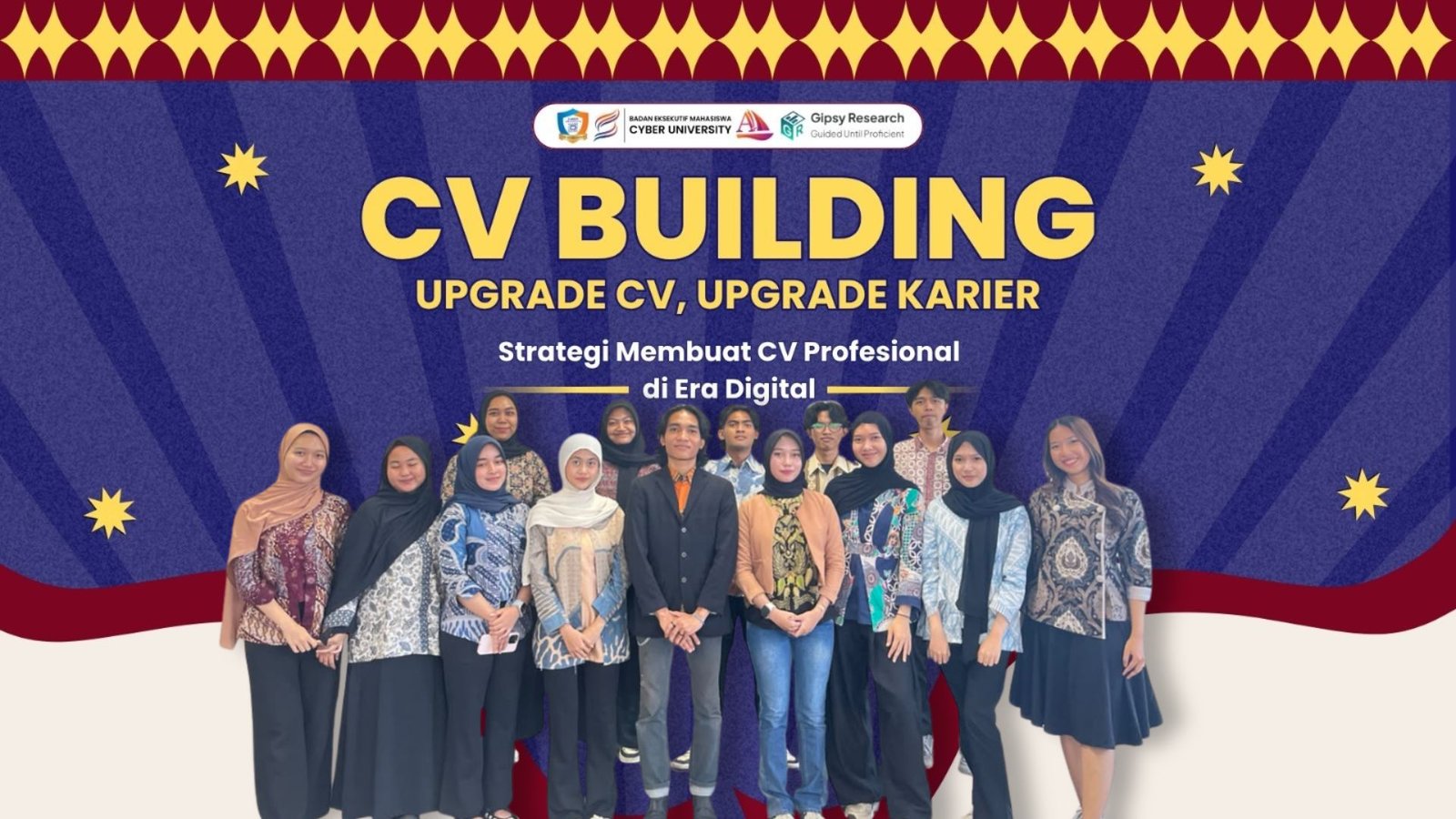 Prodi Bisnis Digital dan BEM Cyber University Sukses Gelar Webinar CV Building, Bekali Peserta Susun CV Profesional di Era Digital
