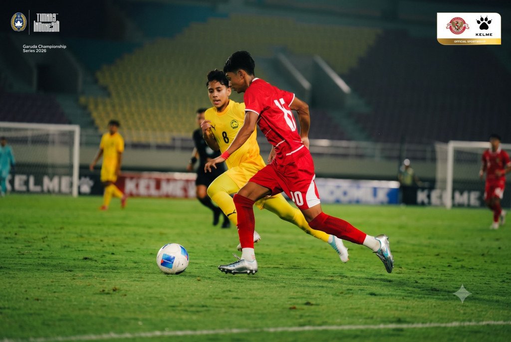 Hasil Garuda Championship Series 2026: Timnas Indonesia U-17 vs Malaysia Berakhir Imbang 1-1