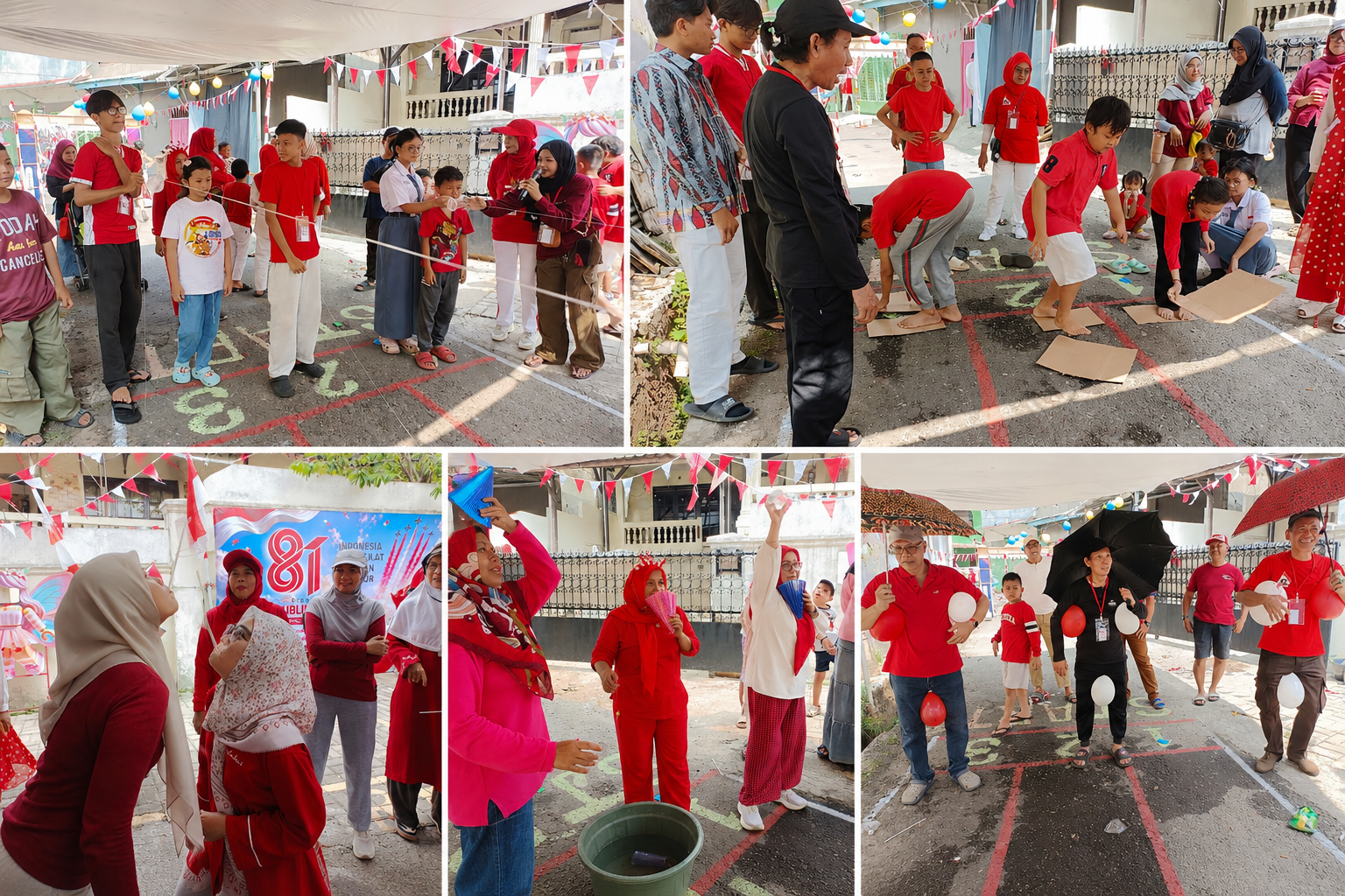 Dari Gapura Carnival hingga Lomba Warga, KP Rambutan Meriahkan HUT ke-81 RI