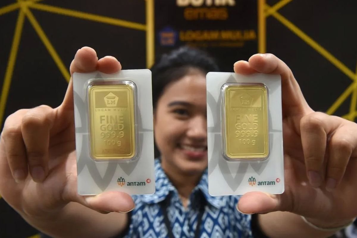Harga Emas Antam Melonjak Rp40 Ribu, Kini Tembus Rp2,69 Juta per Gram