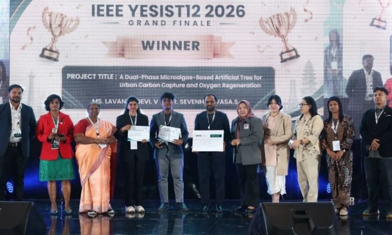 Inovasi Pohon Buatan Berbasis Mikroalga Raih Winner WePOWER Track IEEE YESIST12 2026