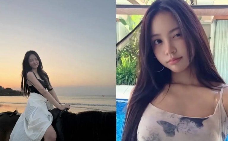 Carmen Hearts2Hearts Kembali ke Bali, Nikmati Liburan dengan Naik Kuda di Pantai